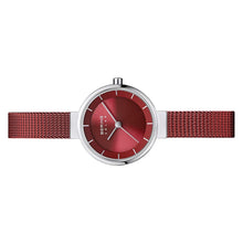 Laden Sie das Bild in den Galerie-Viewer, Bering Damen Uhr Armbanduhr Classic Solar - 14627-303 Meshband