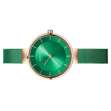 Laden Sie das Bild in den Galerie-Viewer, Bering Damen Uhr Armbanduhr Classic Solar - 14631-Charity Meshband