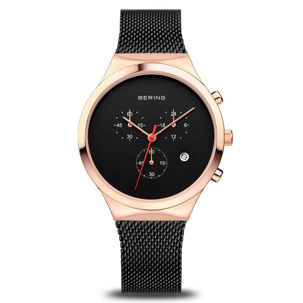 Bering Herren Uhr Armbanduhr Chronograph - 14736-166-1 Edelstahl
