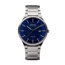 Laden Sie das Bild in den Galerie-Viewer, Bering Herren Uhr Armbanduhr Solar Titanium - 15239-777 Edelstahl