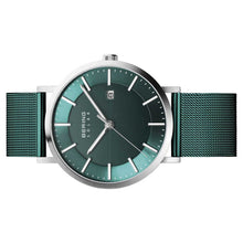 Laden Sie das Bild in den Galerie-Viewer, Bering Herren Uhr Armbanduhr Solar - 15439-808 Meshband