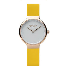 Laden Sie das Bild in den Galerie-Viewer, Bering Damen Uhr Armbanduhr Max René - 15531-364-k-silikongelb Silikon