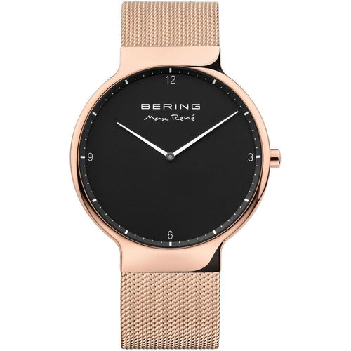 Bering Herren Uhr Armbanduhr Max René - 15540-262-rose-1 Meshband