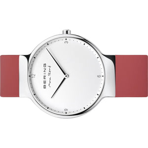 Bering Herren Uhr Armbanduhr Max René  Ultra Slim  - 15540-500-1-k Silikon