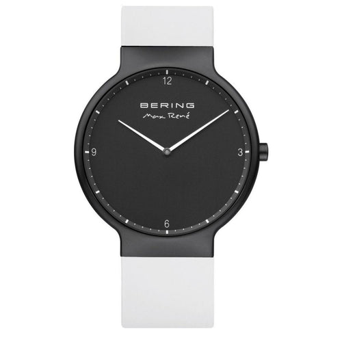Bering Herren Uhr Armbanduhr Max René  Ultra Slim - 15540-523-weiss-silicon