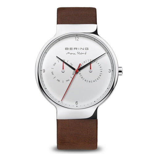 Bering Herren Uhr Armbanduhr Max René  - 15542-504 Leder