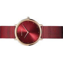 Laden Sie das Bild in den Galerie-Viewer, Bering Damen Uhr Armbanduhr Ultra Slim - 15729-363 Meshband
