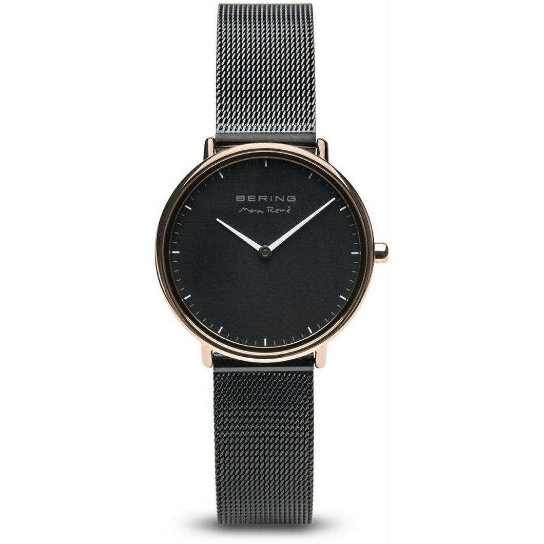 Bering Damen Uhr Armbanduhr Max René  Ultra Slim - 15730-162 Meshband