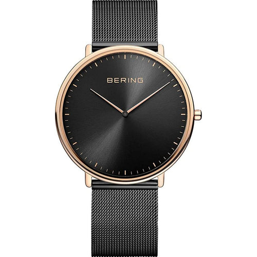 Bering Herren Uhr Armbanduhr Slim Classic - 15739-166-1 Meshband