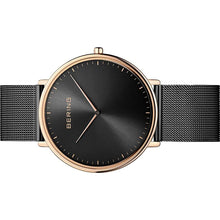 Laden Sie das Bild in den Galerie-Viewer, Bering Herren Uhr Armbanduhr Slim Classic - 15739-166 Meshband