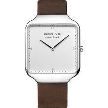 Laden Sie das Bild in den Galerie-Viewer, Bering Herren Uhr Armbanduhr Max René Ultra Slim - 15836-504-1 Leder