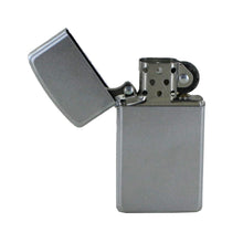 Laden Sie das Bild in den Galerie-Viewer, Zippo Feuerzeug Modell 1605 Slim Satin Chrome
