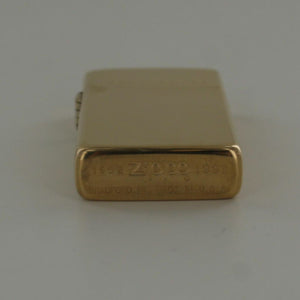 Zippo Feuerzeug Modell 1654 Slim Solid Brass 1932-1991