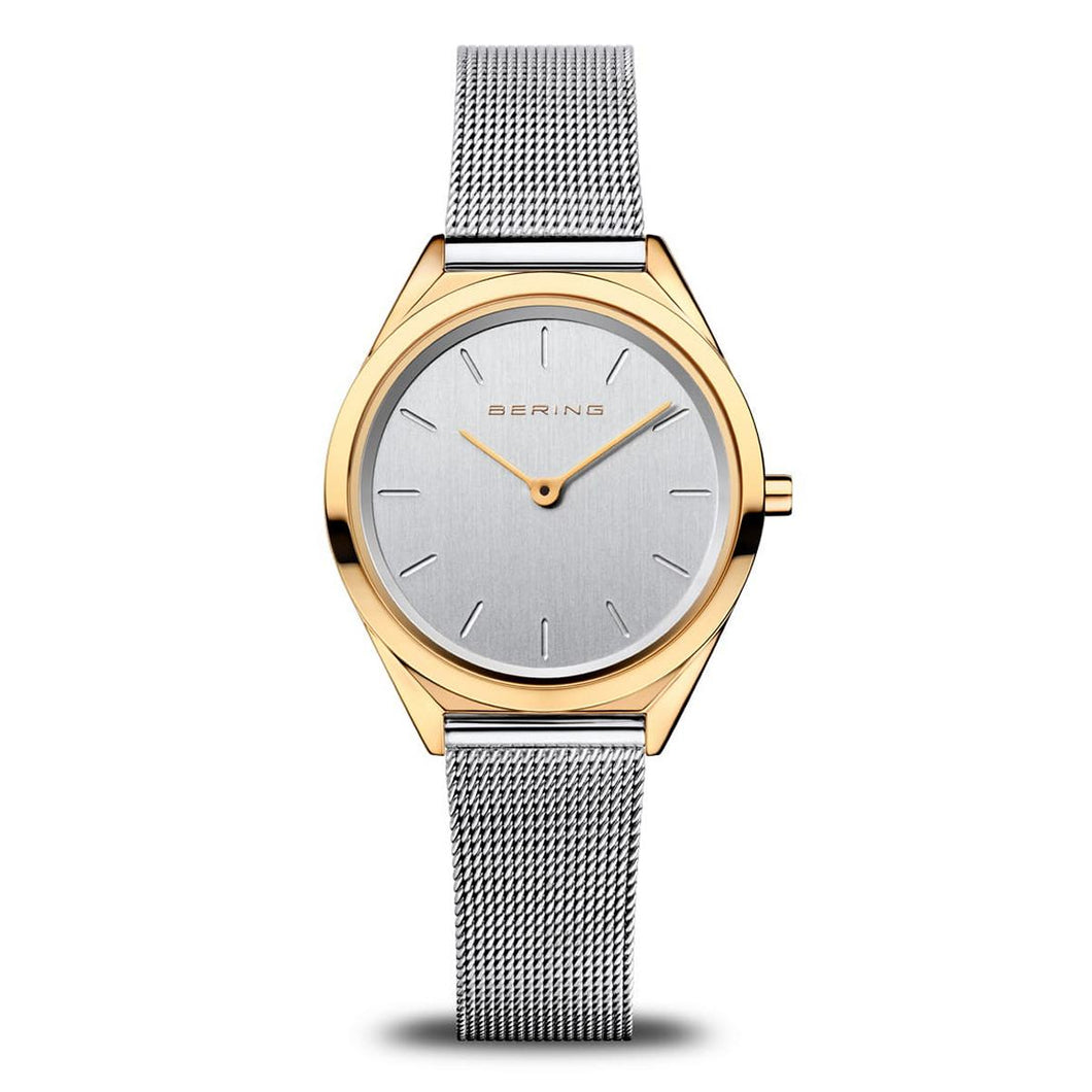 Bering Damen Uhr Armbanduhr Slim Classic - 17031-010 Edelstahl