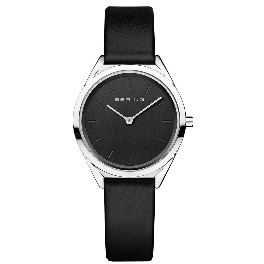 Bering Damen Uhr Armbanduhr Slim Classic - 17031-402-1 Leder