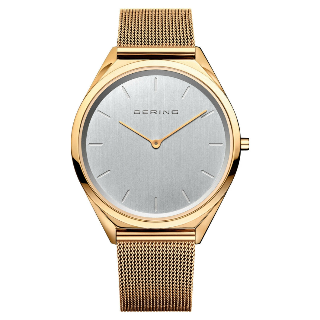 Bering Unisex Uhr Armbanduhr Classic - 17039-334-1 Meshband