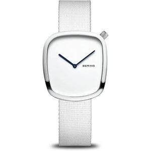Bering Damen Uhr Armbanduhr Slim Classic - 18034-007 Nylon-Armband