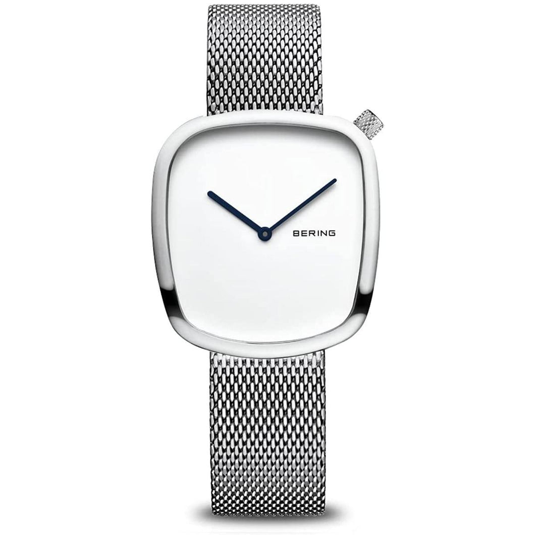 Bering Damen Uhr Armbanduhr Slim Classic - 18034-007-M Mesh-Armband