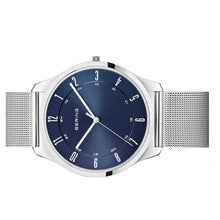 Laden Sie das Bild in den Galerie-Viewer, Bering Herren Uhr Armbanduhr Ultra-Slim Silber - 18340-307 Edelstahl