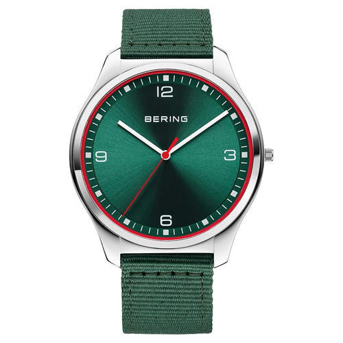 Bering Herren Uhr Armbanduhr Ocean Ultra Slim - 18342-508 Textil
