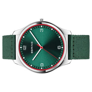 Bering Herren Uhr Armbanduhr Ocean Ultra Slim - 18342-508 Textil