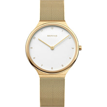 Laden Sie das Bild in den Galerie-Viewer, Bering Damen Uhr Armbanduhr Ultra-Slim Gold - 18434-334 Edelstahl