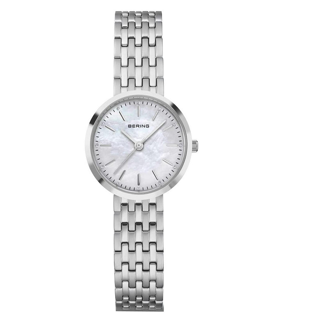 Bering Damen Uhr Armbanduhr Classic Quarz - 19126-700 Edelstahl