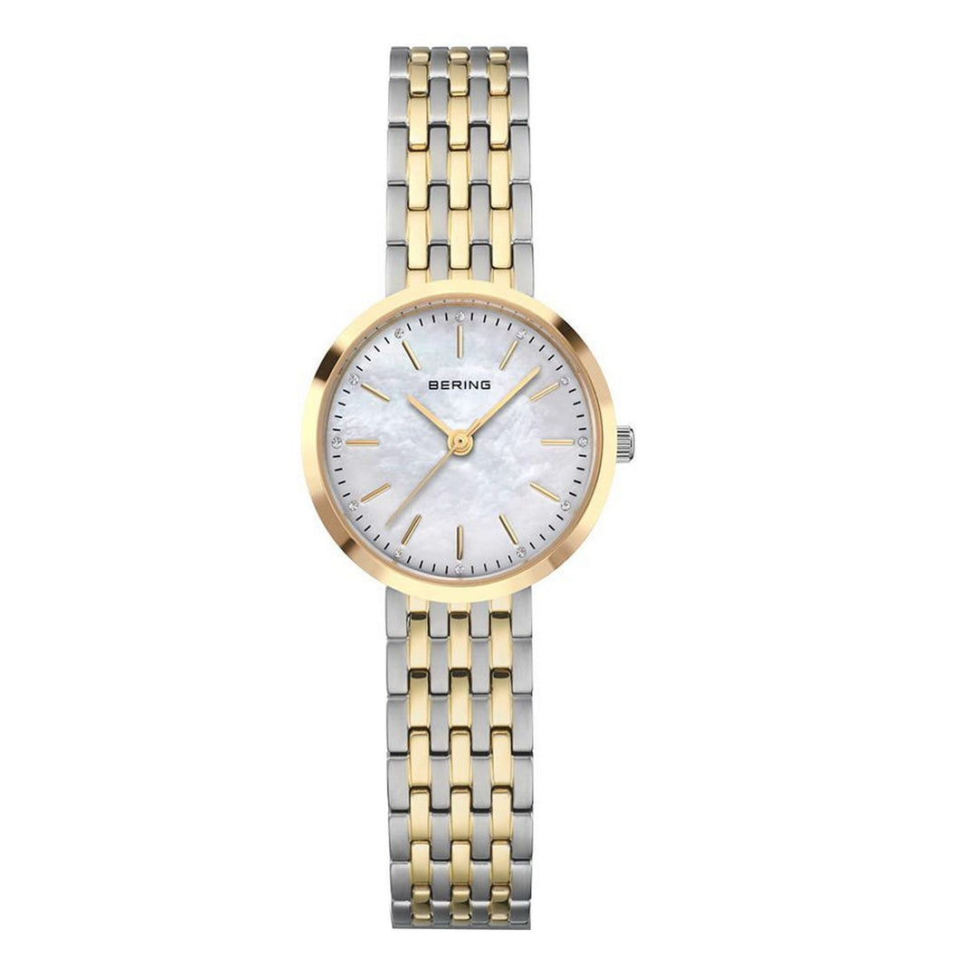 Bering Damen Uhr Armbanduhr Classic Quarz - 19126-710 Edelstahl