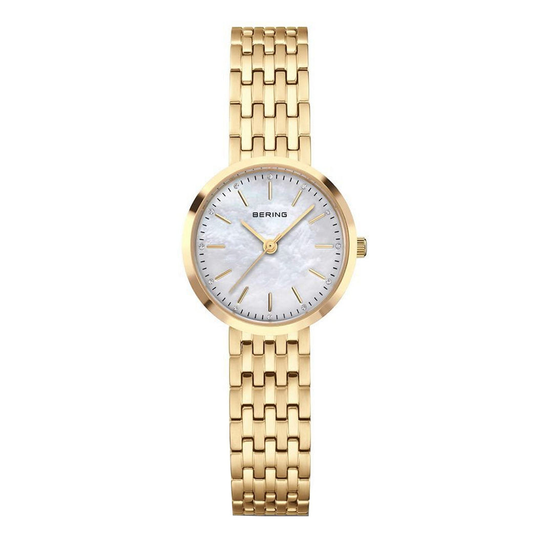 Bering Damen Uhr Armbanduhr Classic Quarz - 19126-734 Edelstahl