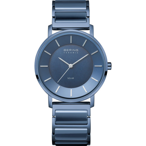 Bering Damen Uhr Armbanduhr Ceramic Solar - 19535-797 Edelstahl