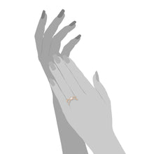 Laden Sie das Bild in den Galerie-Viewer, s.Oliver Jewel Damen Ring Silber Roségold Zirkonia X-Ring 201514