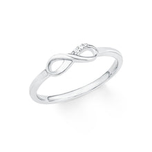 Laden Sie das Bild in den Galerie-Viewer, s.Oliver Jewel Damen Ring Silber Zirkonia SO PURE Infinity  201724-1