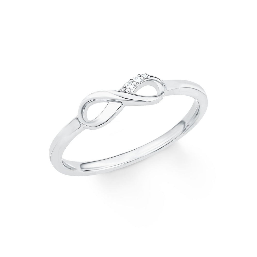 s.Oliver Jewel Damen Ring Silber Zirkonia SO PURE Infinity  201724-1