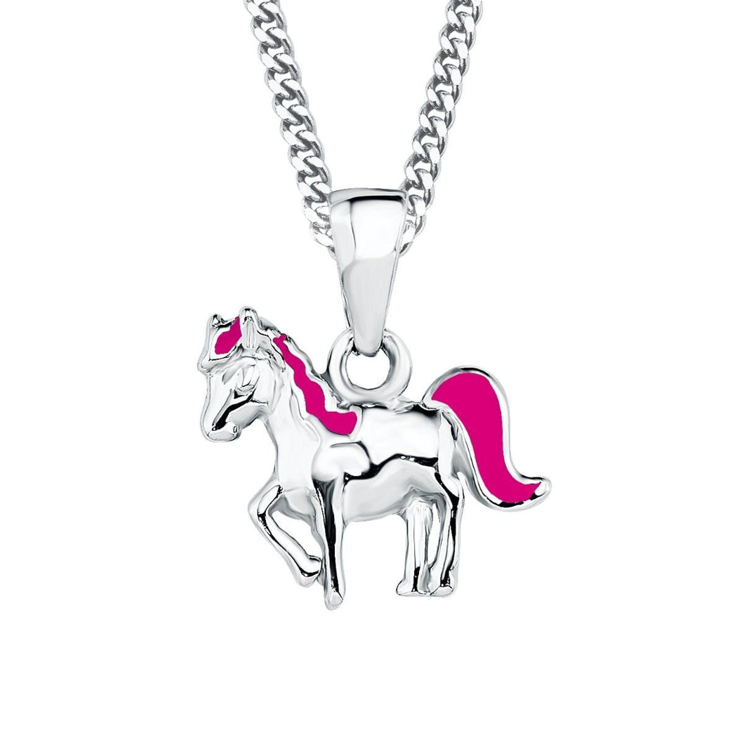Prinzessin Lillifee Kinder Kids Halskette Silber Pferd-Anhänger 2018177