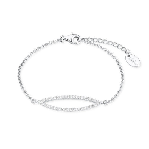 s.Oliver Jewel Damen Armband Armkette Silber Zirkonia 2018627