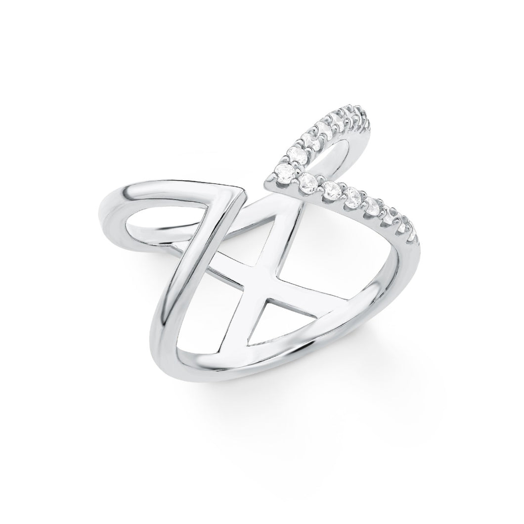 s.Oliver Jewel Damen Ring Silber Zirkonia X 201878