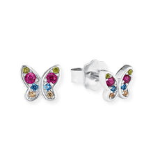 Laden Sie das Bild in den Galerie-Viewer, s.Oliver Jewel Kinder und Jugendliche Ohrringe Silber Butterfly 2020868