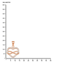 Laden Sie das Bild in den Galerie-Viewer, s.Oliver Jewel Damen Kette Collier Silber Rosé Herz/Infinity 2020988