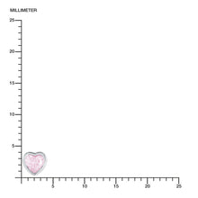 Laden Sie das Bild in den Galerie-Viewer, Prinzessin Lillifee Kinder Ohrringe Silber Herz rosa 2021046