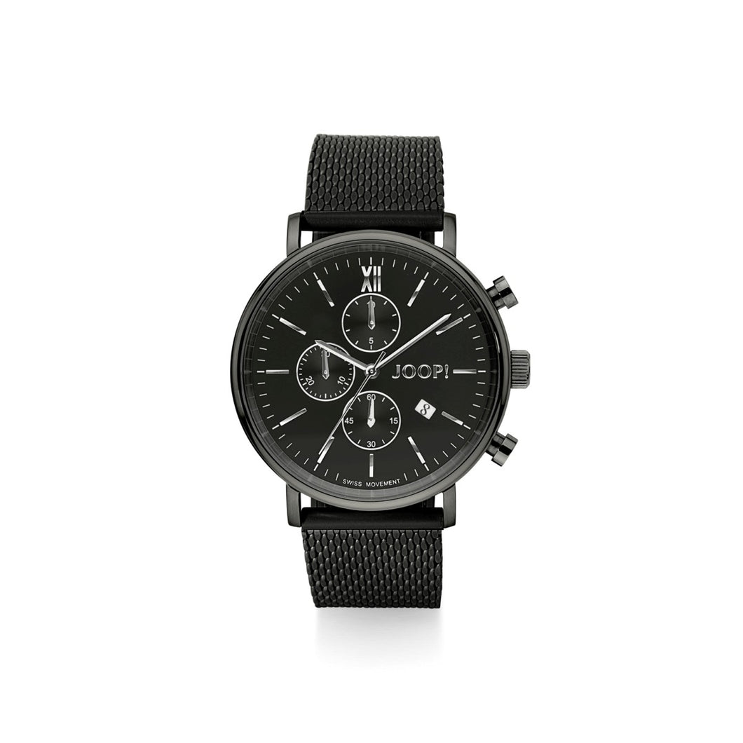 Joop Herren Uhr Armbanduhr Chronograph 2022854 Analog Quarz Edelstahl