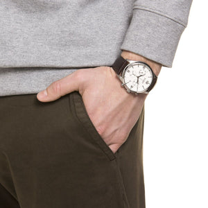 Joop Herren Uhr Armbanduhr Chronograh 2022866 Analog Quarz Leder