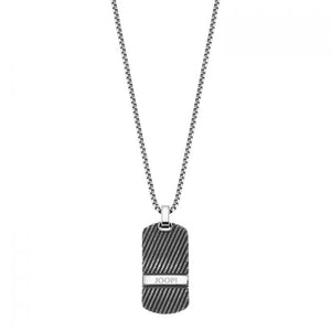 Joop Herren Kette Halskette Edelstahl silber DogTag 2024483