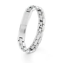 Laden Sie das Bild in den Galerie-Viewer, s.Oliver Jewel Herren Armband Identarmband Edelstahl silber 2026005