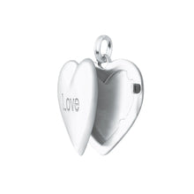 Laden Sie das Bild in den Galerie-Viewer, s.Oliver Jewel Damen Kette Halskette Silber Medaillon Herz Love 2026085