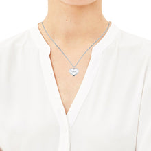 Laden Sie das Bild in den Galerie-Viewer, s.Oliver Jewel Damen Kette Halskette Silber Medaillon Herz Love 2026085