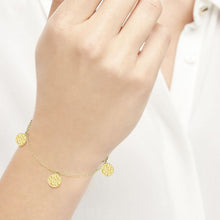 Laden Sie das Bild in den Galerie-Viewer, s.Oliver Jewel Damen Armband Silber Gold Münzen 2027552