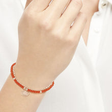 Laden Sie das Bild in den Galerie-Viewer, s.Oliver Jewel Damen Armband Armkette Edelstahl IP ROSE Glas Muschel 2027600