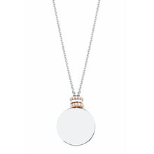 Laden Sie das Bild in den Galerie-Viewer, s.Oliver Jewel Damen Kette Halskette Silber bicolor Zirkonia Anhänger 2027611