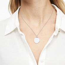 Laden Sie das Bild in den Galerie-Viewer, s.Oliver Jewel Damen Kette Halskette Silber bicolor Zirkonia Anhänger 2027611