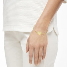 Laden Sie das Bild in den Galerie-Viewer, s.Oliver Jewel Damen Armband Armkette Silber gold Zirkonia Münze 2027622